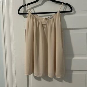 Cream Tank Top Blouse